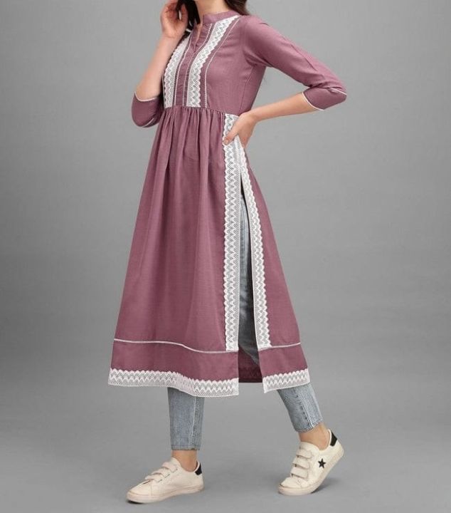New fashion Exclusive Designed kurti one Piece Long Kurti Different Design, Long Kurti For Stylish Women (1 Piece)