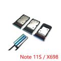 For Infinix Note 11 Pro Sim Tray and SD Card Slot with Ejector Pin Replacement Parts. 