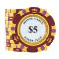 High quality clay and embedded iron sheet material make these poker chips durable and perfect for any game.. 
