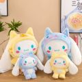 Big Size Sanrio Kawaii Cinnamoroll Dog Plush Toys Pillow Stuffed Animal Comfort Soft Dolls Kids Birthday Gift Cartoon Anime Toy.