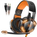 Kotion EACH G2000 Stereo Gaming Headset Deep Bass Computer Game Headphones Earphone with LED Light Microphone for PC Laptop PS4.