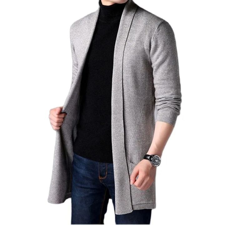FAVOCENT%20Men%20Thin%20Knitted%20Cardigan%20Sweater%20Spring%20Autumn%20Solid%20Sweater%20Bottoming%20Long%20Sleeved%20Mens%20Slim%20Fit%20Cardigan%20Sweater%20-%20Image%206
