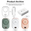 Mini Portable Fan Portable Rechargeable Hanging Neck Fan Bladeless Turbo Ultra Quiet Student Hand Held Fan for Outdoor Travel-prime mall.