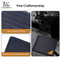 LouisWill Wallet Men's Foldable Wallet PU Horizontal Wallet Large Capacity Wallet Business Wallets Co-in Purse Wallet Multi-Card Position Wallets ID Credit Cards Holders with Independent Driver's License Pocket. 