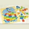 Wooden Large 3D Cartoon Elephant Alphabet 26 piece Puzzle Educational Smart Toy. 