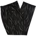 Summer New Old Women's Pants Old Lady Thin Elastic Straight Casual Colorful Pants Striped Loose Grandma's Pants. 