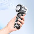 Cooling Fan X05  Handheld Fan 100 Speed Levels - Cold Compress Ice  - Digital Display Portable Rechargeable Mini Fan - Long Battery Life. 