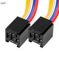 Car Relay with Harness Jd2912-1Z-12VDC 80Amp 12V Heavy Duty High Power 5 Pin 5 Wire Spdt Socket Plug. 