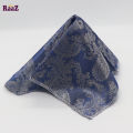 Men's Luxury Polyester Yarn Handkerchief Paisley Suit Pocket Square. 