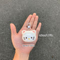 Cartoon Hello Kitty Plush Keychain Cute Cat Plush Doll Key Ring Child Stuffed Toy Couples Backpack Pendant Ornaments Gifts. 