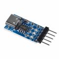 CH340 TYPE C Serial Port Module HW-234 CH340N TYPE-C Interface USB To TTL Serial Port Module CH340N DC 5V 3.3V 5 Pin Leads Header Type C USB To TTL CH340N Module Adapters. 