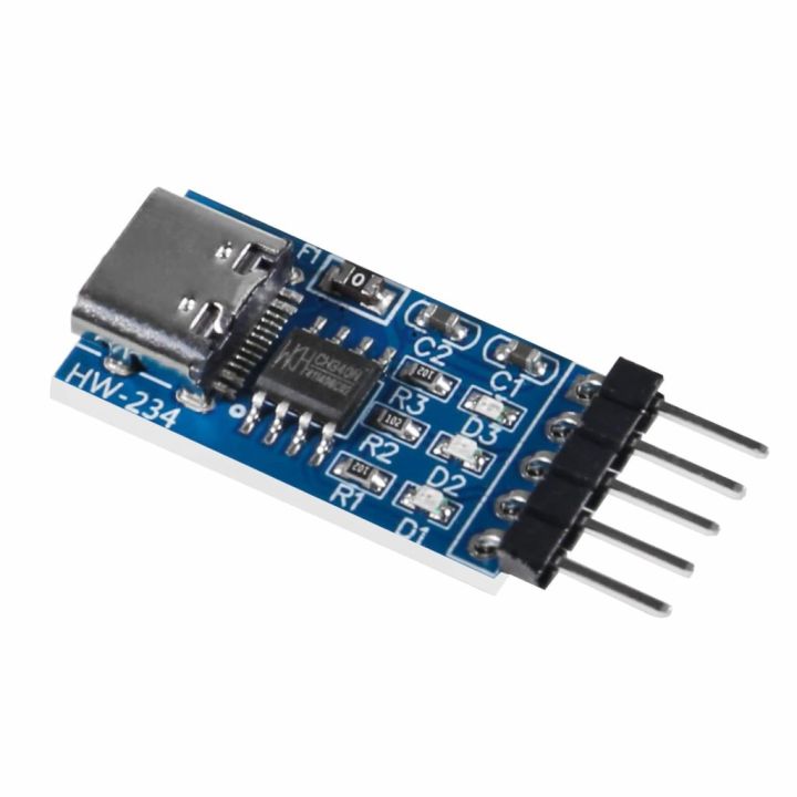 CH340%20TYPE%20C%20Serial%20Port%20Module%20HW-234%20CH340N%20TYPE-C%20Interface%20USB%20To%20TTL%20Serial%20Port%20Module%20CH340N%20DC%205V%203.3V%205%20Pin%20Leads%20Header%20Type%20C%20USB%20To%20TTL%20CH340N%20Module%20Adapters%20-%20Image%208