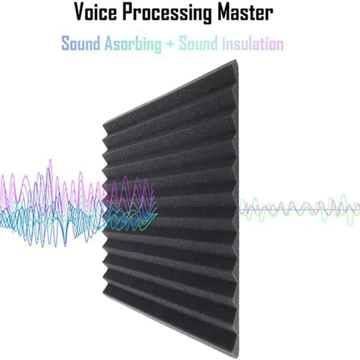 24%20Pcs%20Acoustic%20Foam%20Board,Studio%20Wedge%20Tile,Acoustic%20Foam%20Soundproof%20Pyramid%20Studio%20Treatment%20Wall%20Panel%202.5X30X30cm%20-%20Image%203