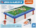 Mini Tabletop Billiards Game Set for Kids - Portable Pool Table with Cues, Balls, and Accessories, Perfect Indoor Toy for 3+ Year Olds.
