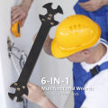 6-IN-1 Multifunctional Wrench Home Car Mechanical Model Repair Hand Tool Spanner for 3/4/5/5.5/7/8mm Nuts Handy multi-turnbuckle tool.