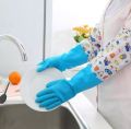 High Quality Silicone Dish Washing Kitchen Hand Gloves (Multicolor). 