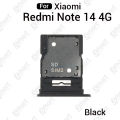 For Xiaomi Redmi Note 14 4G 5G Sim Tray Micro SD Card Slot with Sim Ejector Pin Replacement Parts.