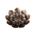 【Daily Necessities For Anyone Store】Shaped Sandalwood Stand For Home Zen Tea House Mini Zinc And Copper Alloy Incense Burner Decor Daily Supplies.