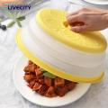 Dish Cover Dustproof Collapsible Microwave Oven Plate Cover. 
