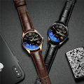 Go AwayA Go LANGLISHI Men Watch Casual Fashion Man Watch Waterproof Luminous Simple Quartz Wristwatch Leather Luxury Watches for Men.