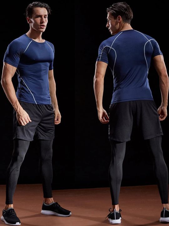 2023%20Compression%20T%20Shirt%20Men%20Summer%20Sportswear%20Running%20T-shirt%20Elastic%20Quick%20Dry%20Sport%20Tops%20Tee%20Athletic%20Gym%20Workout%20Shirts%20Men%20-%20Image%204
