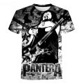 Pantera rock band 3D print men's and women's fashion versatile T-shirt children's summer light casual short sleeve sports fitnes. 