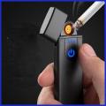 MBG11 Usb Rechargeable Lighter Touch Induction Heating Wire Cigarette Lighter Windproof. 