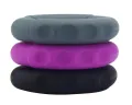 Olive Shape Hand Grip Strengthener 3 Level Silicone Ring Resistance Strength Trainer Exerciser For Increasing Hand Finger. 