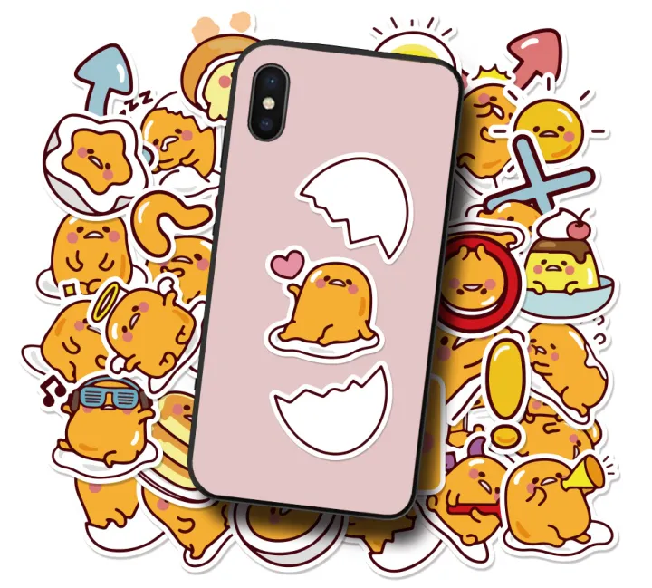 50/60pcs%20Cute%20Kawaii%20Cartoon%20Lazy%20Egg%20Sticker%20-%20Image%205