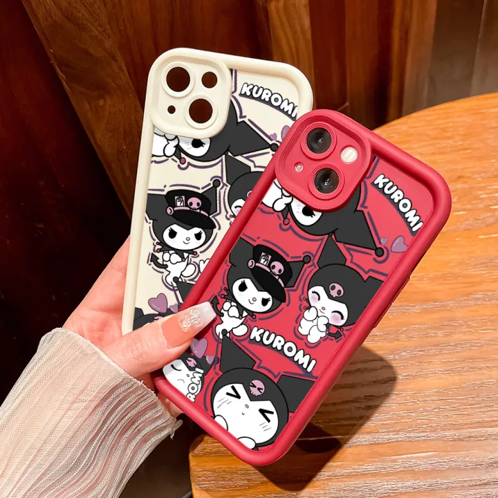 Jizetin%20for%20Redmi%20A3%20A3x%20Back%20Cover%20Shy%20Kuromi%20Ladder%20Camera%20Soft%20Rubber%20Mobile%20Phone%20Case%20-%20Image%205
