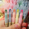 Japanese Version MUJI Stationery MUJI Fluorescent Pen Double-Headed Window Student Marker Key Mark Hand Account Pen.
