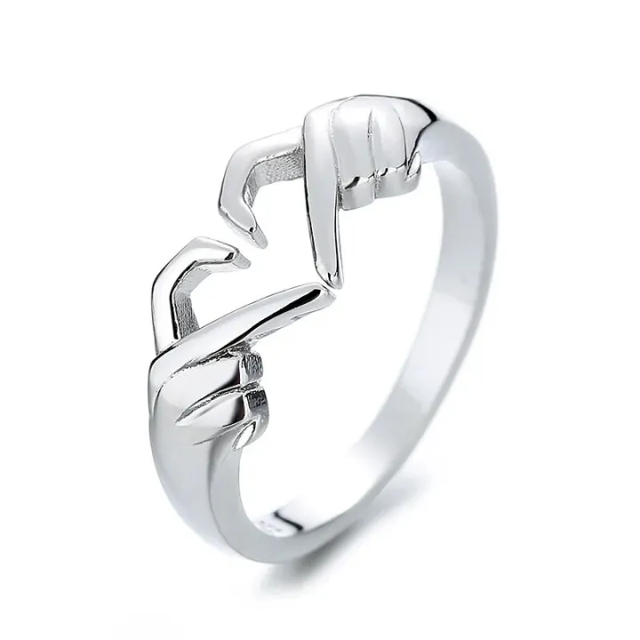 Creative%20Hands%20Than%20Heart%20Ring%20Simple%20Romantic%20Love%20Gesture%20Couple%20Rings%20For%20Women%20Fashion%20Wedding%20Jewelry%20-%20Image%203
