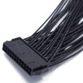 power extension cable 24 pin-3 x expansion cable-Black. 