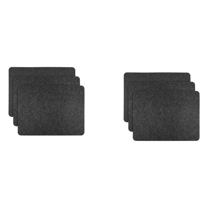 6 Pieces Heat Resistant Mat for Air Fryer Countertop Heat Protector Non-Slip Heat Proof Mat Kitchen Hot Pads for Blender