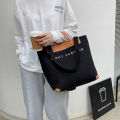 Bag crossbody canvas tote new fashion ladies korean handbag casual commuter shoulder bag women's big bag ins. 