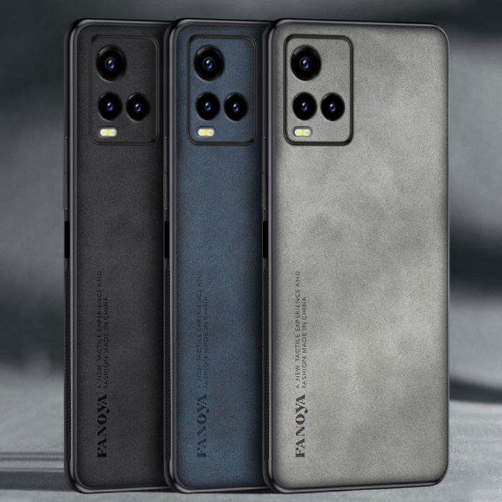 for%20Vivo%20Y33S%20/%20Vivo%20Y21%20/%20Y21T%20/%20Y33T%20/%20Y21A%20/%20Y21S%20Case%20Soft%20Pure%20Leather%20Slim%20Matte%20Back%20Cover%20-%20Image%207