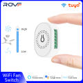 (New)ROVF - Mini witch - Wifi Controller Fan Breaker Module - Work for Tuya/mart life Google Home/Alexa 110-220V. 
