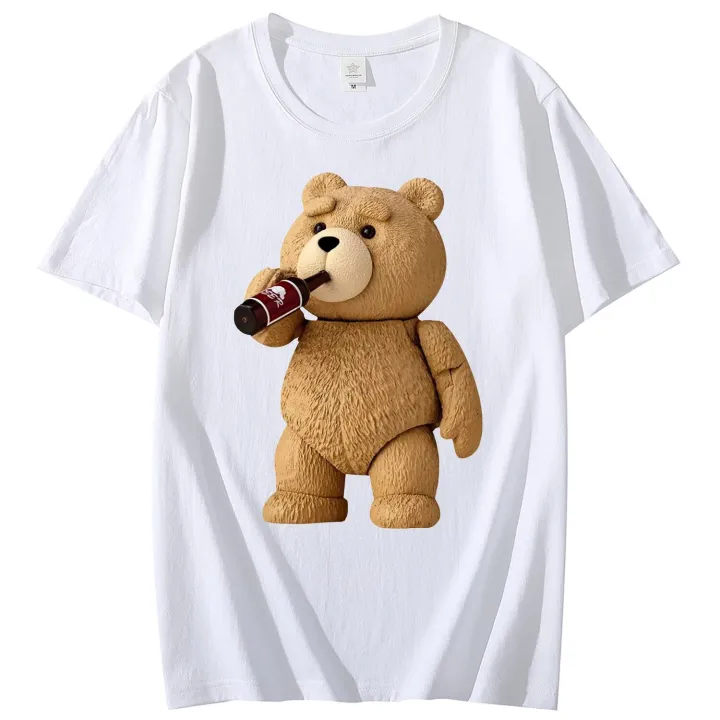 Men's%20Print%20Cute%20Teddy%20Bear%20Drinking%20Poster%20T-Shirt%20Summer%20Short%20Sleeve%20Top%20Cotton%20T-Shirt%20Cool%20T-Shirt%20Top%20Streetwear%20Loser%20Lione%20-%20Image%204