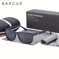 BARCUR Sports Sunglasses For Men, Polarized Fishing Travel TR90 Lightweight Sunglasses For Women And Men. 