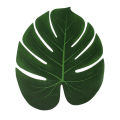 12pcs Artificial Tropical Palm Leaves for Hawaiian Summer Luau Jungle Party Decoration Wedding Party Table Runner Placemat Leaf. 