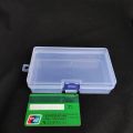 High Transparent Rectangular Plastic Empty Box, Sample Storage Box, Spare Parts, Packaging Box, PP Tools, Jewelry, Hardware. 