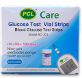 PCL Care Glucose Test Strips 50+50 = 100 Strips. 