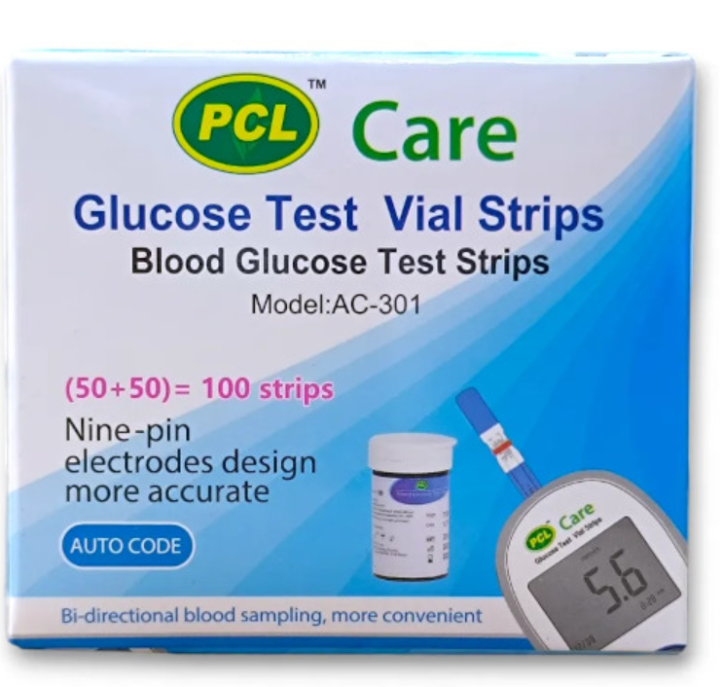 PCL%20Care%20Glucose%20Test%20Strips%2050+50%20=%20100%20Strips%20-%20Image%202