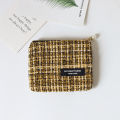 Little Fragrance Houndstooth Coin Purse Female Cute Mini Bag Student Coin Transportation Card Hand Holding Makeup Storage Bag. 