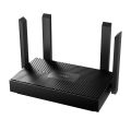 Cudy WR1500 AX1500 Dual-Band Gigabit Wi-Fi 6 Router - 4× Fixed Omni-Directional Antennas - Dual Band - 1201 Mbps (5 GHz), 300 Mbps (2.4 GHz) - OFDMA, Beamforming and MU-MIMO.