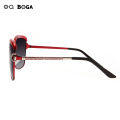 OQ BOGA 5 Styles Women Fashion Metal Full Rim Polarized Sunglasses Oval Frame Female Eye Protection Sun Glasses UV400. 
