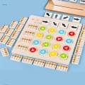 Matching Puzzles Color Direction Puzzle Learning Early Education Montessori Toys for Kids Baby.