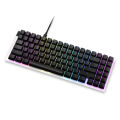 NZXT Function Mini TKL Red Switch Compact Mechanical Keyboard - Black/White - 5-pin Cherry MX Switches - N-key Rollover - Anti-Ghosting - Per-key RGB - Removable USB-C cable - Compact Mechanical Keyboard - KB-175US-BR/KB-175US-WR. 