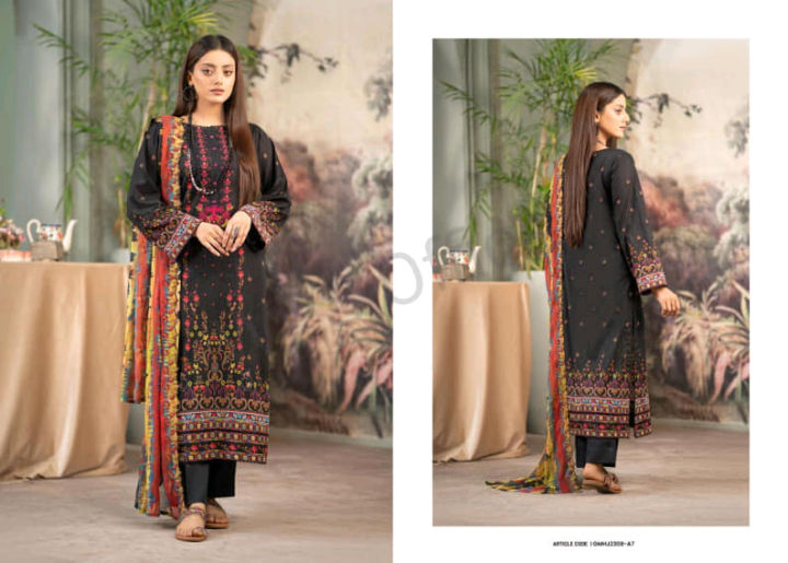 COTTON LAWN SALWAR KAMEEZ (Un-stiched 3 PCS ) FOR WOMEN