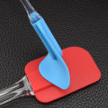 Plastic Handle Silicone Spatula 2 pics set.
